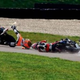 Illustration for article titled Schumacher Falls Off Triumph Motorcycle In France, Goes Boom